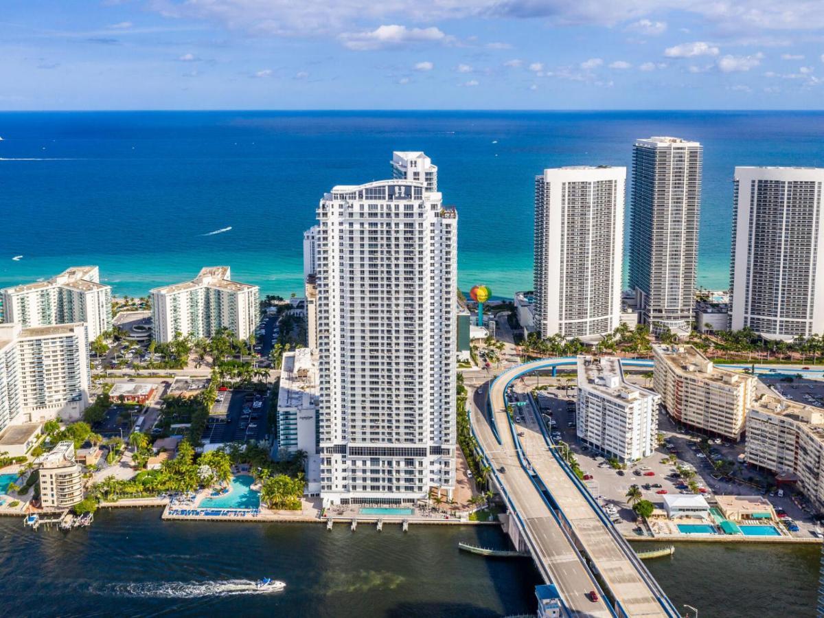 Hyde Beach House Three-Bedroom, Waterfront, Ocean And Intercostal View, Rooftop Pool, 5 Min Walk To Beach Hollywood Extérieur photo