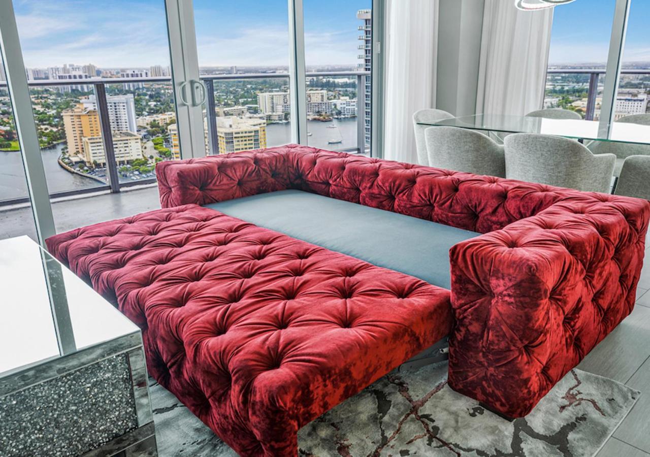 Hyde Beach House Three-Bedroom, Waterfront, Ocean And Intercostal View, Rooftop Pool, 5 Min Walk To Beach Hollywood Extérieur photo